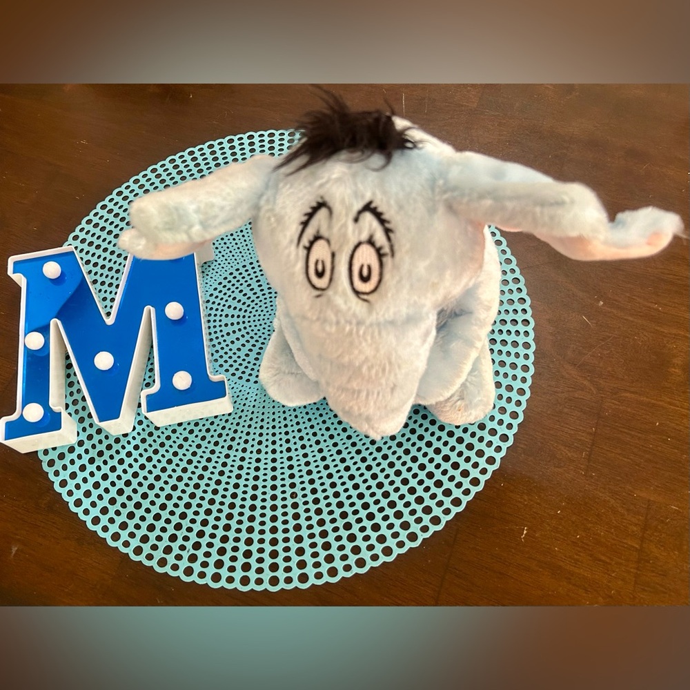 Kohl's Cares: Dr Seuss “Horton Hears A Who!” Plush 11” Plush Blue Elephant